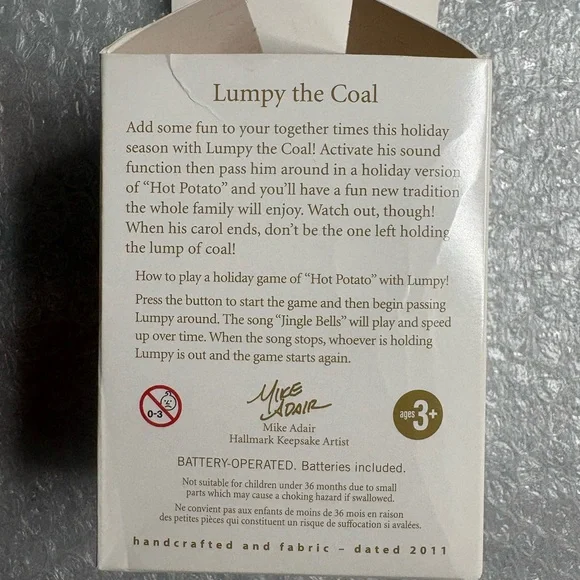 Hallmark "Lumpy the Coal" Hot Potato Game - Picture 6 of 6